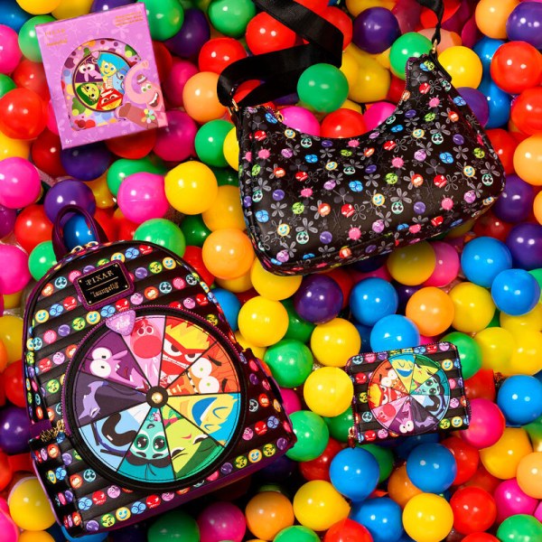 Sac Bandoulière con stampa all-over Inside Out 2 Core Memories - DISNEY LOUNGEFLY