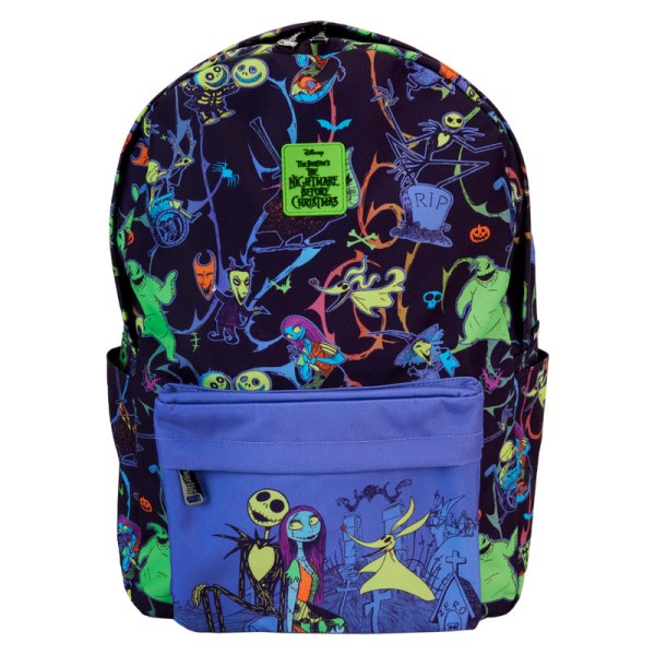 Zaino con luci al neon Nightmare Before Christmas - DISNEY LOUNGEFLY