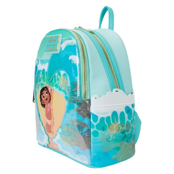 Mini zaino la giovane Vaiana tra le onde dell'oceano - DISNEY LOUNGEFLY