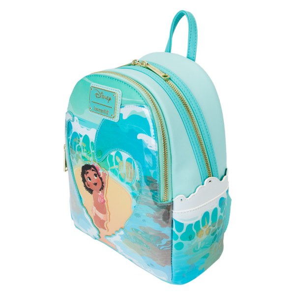 Mini zaino la giovane Vaiana tra le onde dell'oceano - DISNEY LOUNGEFLY