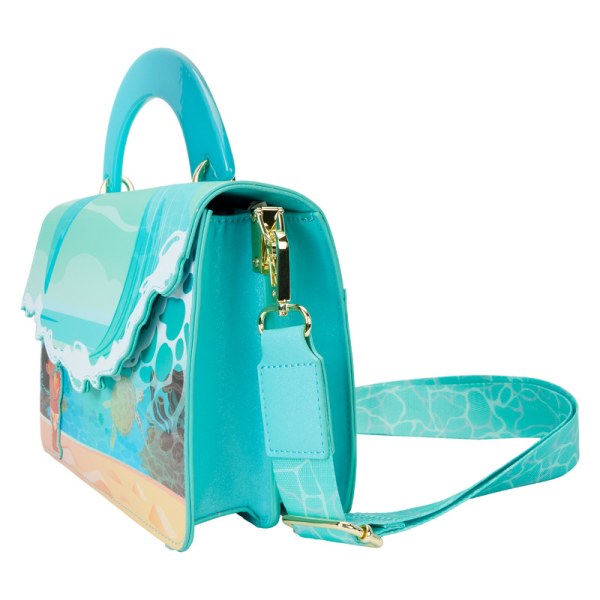 La giovane Moana con la sac bandoulière con le onde dell'oceano - DISNEY LOUNGEFLY
