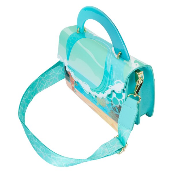 La giovane Moana con la sac bandoulière con le onde dell'oceano - DISNEY LOUNGEFLY