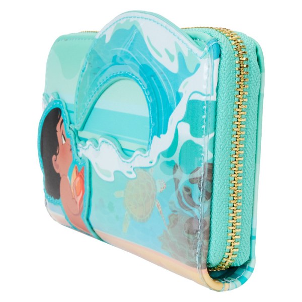 Portafoglio giovane Vaiana con le onde dell'oceano - DISNEY LOUNGEFLY