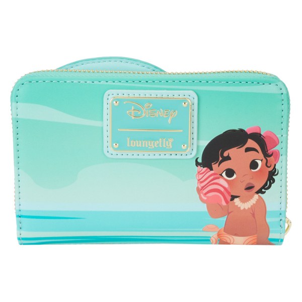 Portafoglio giovane Vaiana con le onde dell'oceano - DISNEY LOUNGEFLY