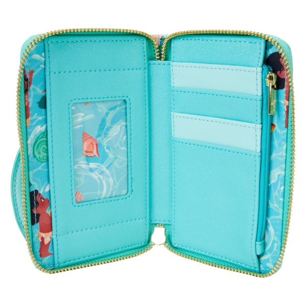 Portafoglio giovane Vaiana con le onde dell'oceano - DISNEY LOUNGEFLY