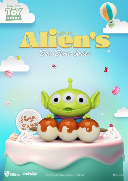 SET DELLA SERIE ALL'ORA DEL TÈ DI ALLIEN - MINI UOVO ATTACCO DISNEY TOY STORY