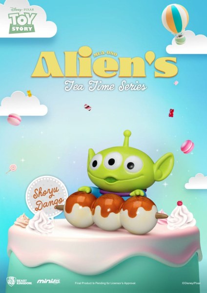 SET DELLA SERIE ALL'ORA DEL TÈ DI ALLIEN - MINI UOVO ATTACCO DISNEY TOY STORY