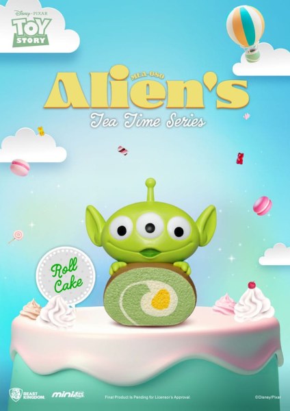 SET DELLA SERIE ALL'ORA DEL TÈ DI ALLIEN - MINI UOVO ATTACCO DISNEY TOY STORY