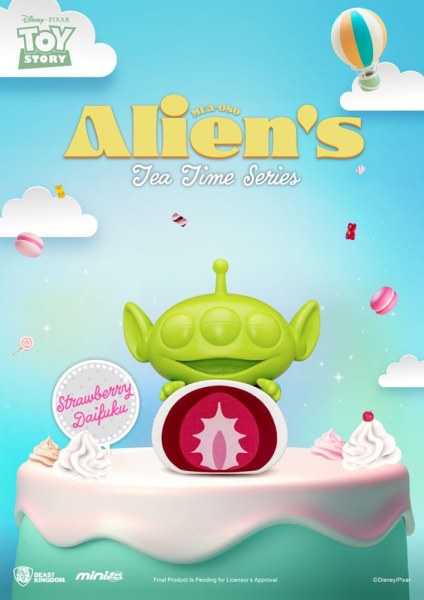 SET DELLA SERIE ALL'ORA DEL TÈ DI ALLIEN - MINI UOVO ATTACCO DISNEY TOY STORY