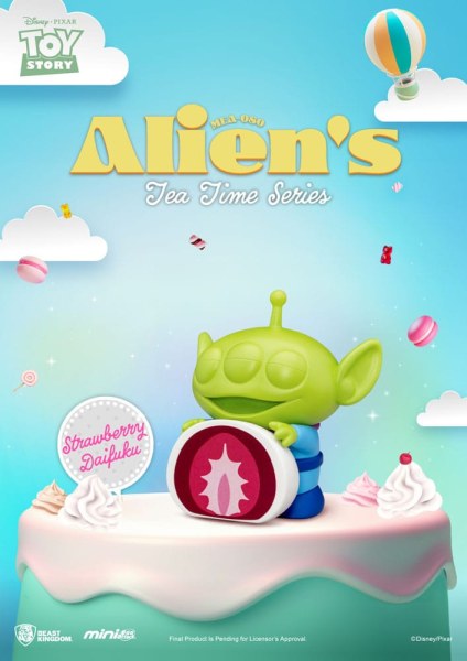 SET DELLA SERIE ALL'ORA DEL TÈ DI ALLIEN - MINI UOVO ATTACCO DISNEY TOY STORY