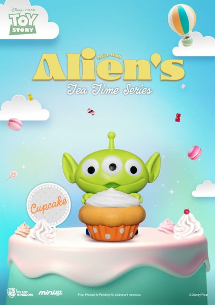 SET DELLA SERIE ALL'ORA DEL TÈ DI ALLIEN - MINI UOVO ATTACCO DISNEY TOY STORY