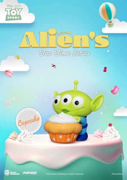 SET DELLA SERIE ALL'ORA DEL TÈ DI ALLIEN - MINI UOVO ATTACCO DISNEY TOY STORY