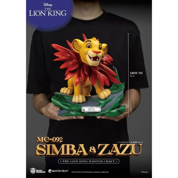 Il Re Leone Mastercraft Piccolo Simba e Zazu - DISNEY MASTERCRAFT