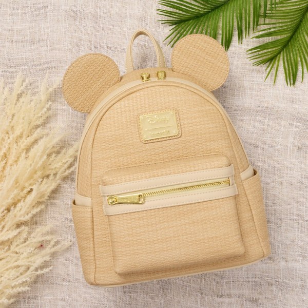 Mini zaino con trama intrecciata Topolino - DISNEY LOUNGEFLY
