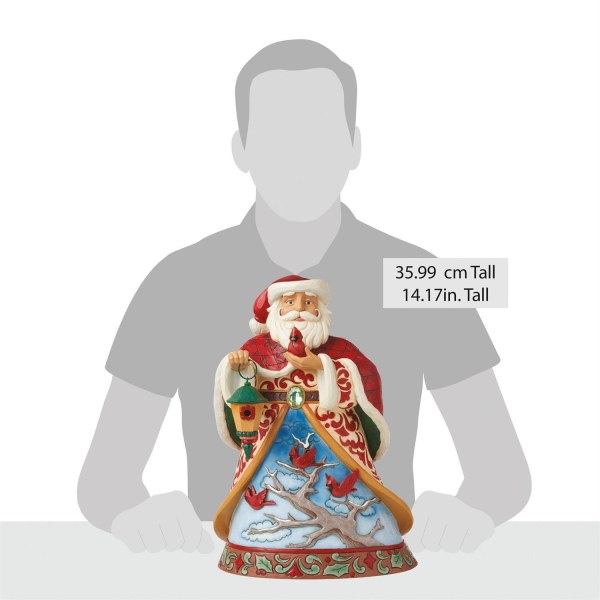 Figura di Babbo Natale Deluxe in edizione da collezione - JIM SHORE HEARTWOOD CREEK