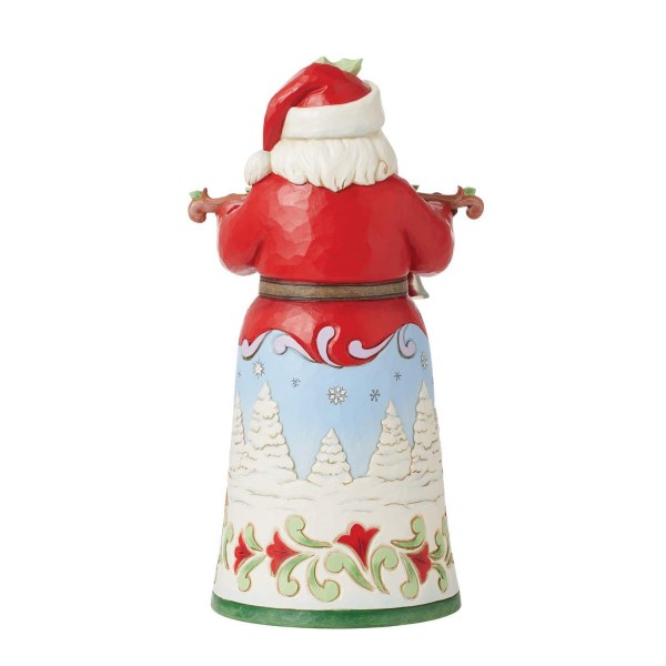 Statuetta Babbo Natale Heard The Bells - JIM SHORE HEARTWOOD CREEK