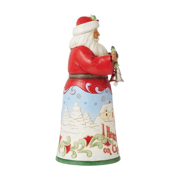 Statuetta Babbo Natale Heard The Bells - JIM SHORE HEARTWOOD CREEK
