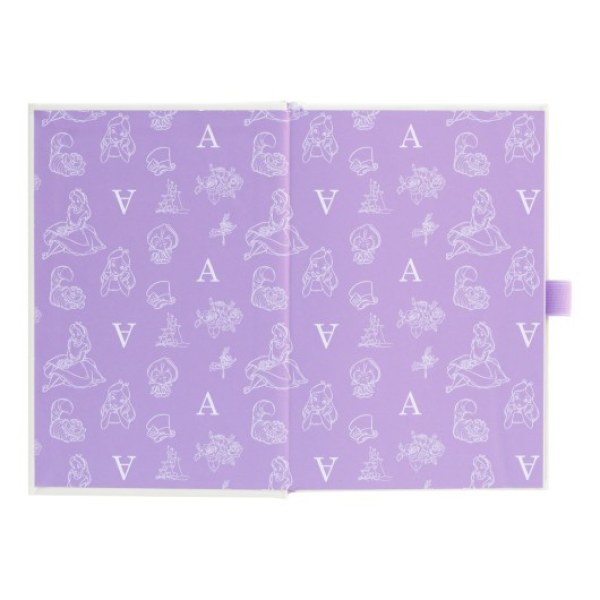 NOTEBOOK A5 PREMIUM CON PENNA - DISNEY ALICE NEL PAESE DELLE MERAVIGLIE