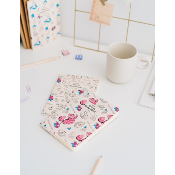 PACK 3 NOTEBOOK A6 - DISNEY ALICE NEL PAESE DELLE MERAVIGLIE