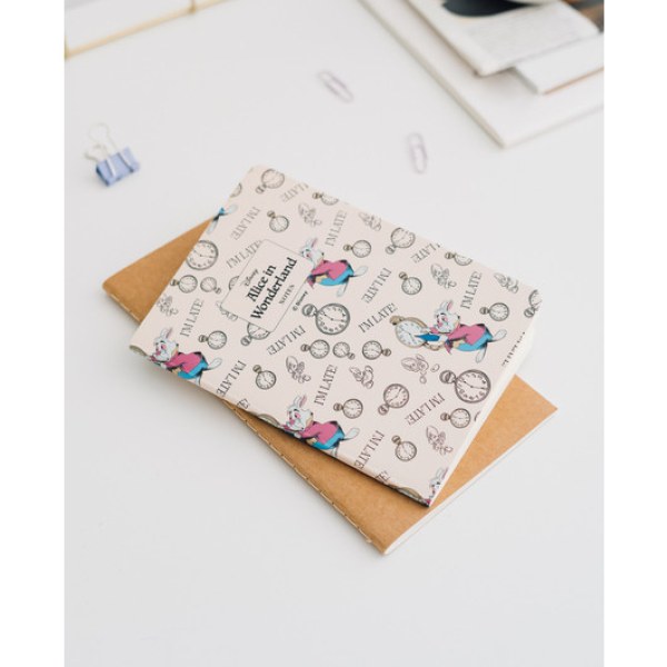 PACK 3 NOTEBOOK A6 - DISNEY ALICE NEL PAESE DELLE MERAVIGLIE