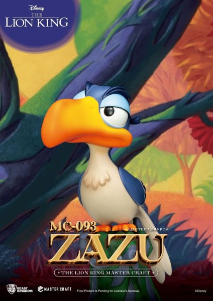Il Re Leone Zazu 20 cm - Disney MasterCraft