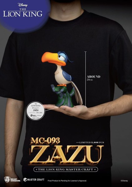 Il Re Leone Zazu 20 cm - Disney MasterCraft