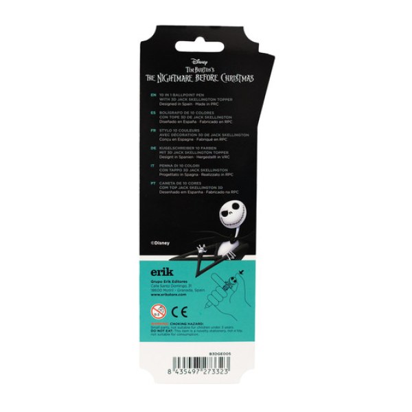PENNA 3D 10 COLORI - DISNEY JACK SKELLINGTON