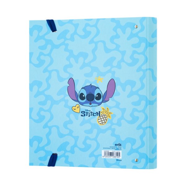RACCOGLITORE PREMIUM A 4 Anelli - PUNTO STITCH TROPICALE