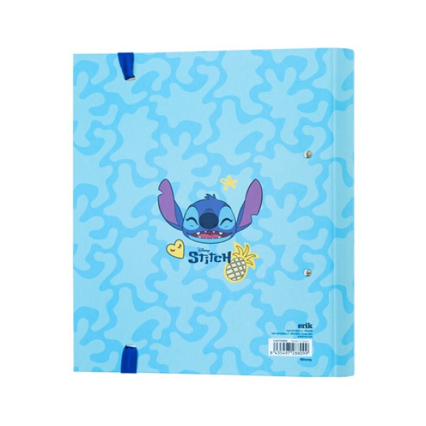 RACCOGLITORE PREMIUM A 2 ANELLI - PUNTO STITCH TROPICALE