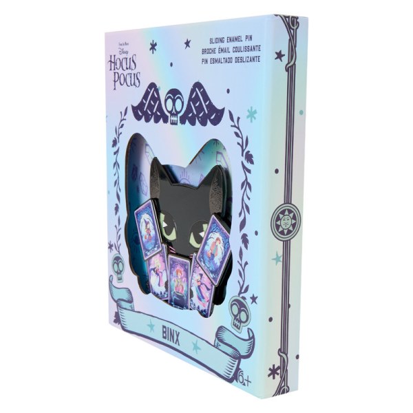Pinne di Binx al bagliore delle carte di tarocco Hocus Pocus scatola da collezione - DISNEY LOUNGEFLY