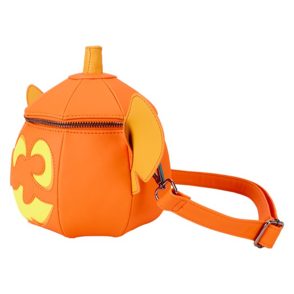 Borsa a tracolla fosforescente Stitch testa di zucca - DISNEY LOUNGEFLY