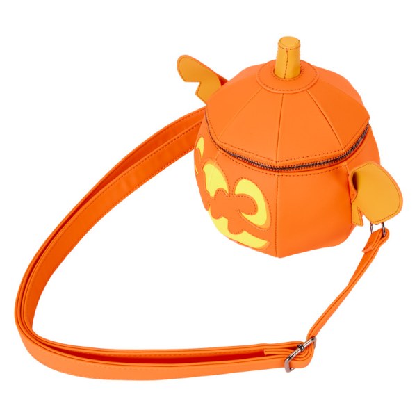 Borsa a tracolla fosforescente Stitch testa di zucca - DISNEY LOUNGEFLY