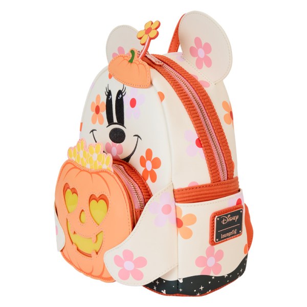 Mini Zaino Fosforescente Minnie costume da fantasma floreale - DISNEY LOUNGEFLY