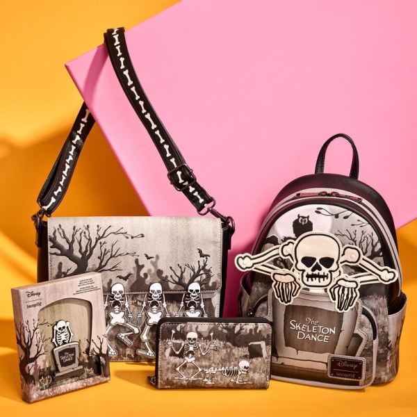 Scatola da collezione con spille luminescenti del 95° anniversario di Skeleton Dance - DISNEY LOUNGEFLY