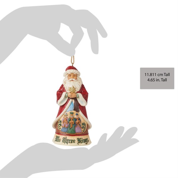 sospensione Babbo Natale Tre Re Magi - JIM SHORE HEARTWOOD CREEK