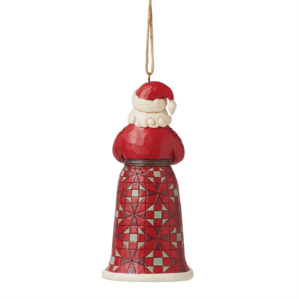 Sospensione Babbo Natale Albero di Natale - JIM SHORE HEARTWOOD CREEK