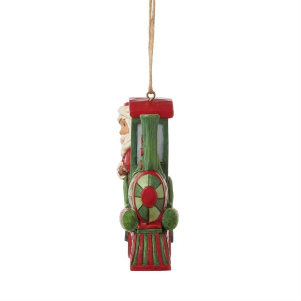 Sospensione Babbo Natale Treno - JIM SHORE HEARTWOOD CREEK