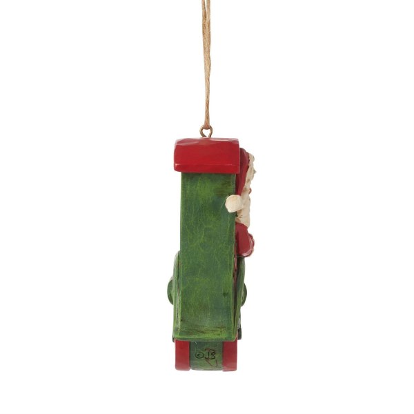 Sospensione Babbo Natale Treno - JIM SHORE HEARTWOOD CREEK