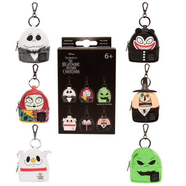 Portachiavi mini zaino misterioso cosplay The Nightmare Before Christmas - Disney Loungefly