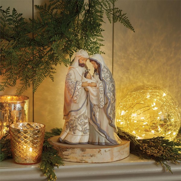 Sacra Famiglia white Woodland - JIM SHORE HEARTWOOD CREEK