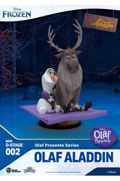 Sven e Olaf Aladdin - Frozen - Disney Mini D-Stage