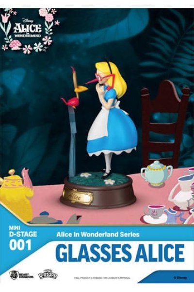 Alice con occhiali  - Alice nel Paese delle Meraviglie - Disney Mini D-Stage