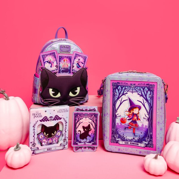 Sac Bandoulière iridescente tarocchi Hocus Pocus - DISNEY LOUNGEFLY
