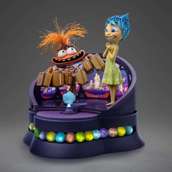 Inside Out 2 statuetta 1/10 Deluxe Art Scale Gioia e Ansia 26 cm - Disney Pixar