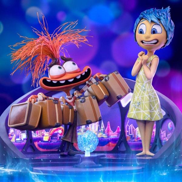 Inside Out 2 statuetta 1/10 Deluxe Art Scale Gioia e Ansia 26 cm - Disney Pixar