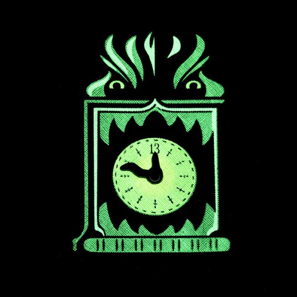 Grande porta carte orologio luminoso benvenuto agli sciocchi mortali The Haunted Mansion - DISNEY LOUNGEFLY