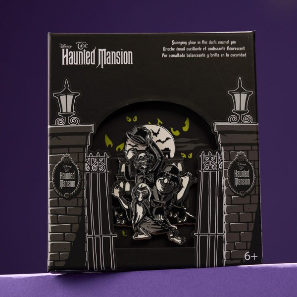Pin scatola collezione luminosa auto-stop fantasmi The Haunted Mansion - DISNEY LOUNGEFLY