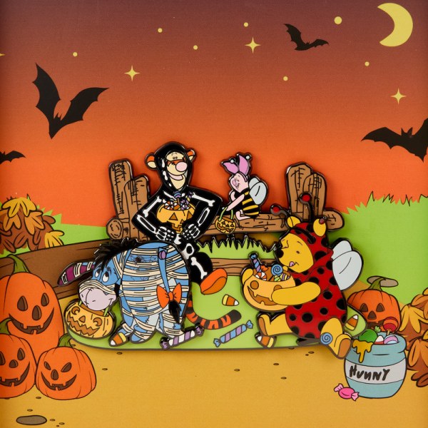 Pin scatola da collezione Winnie the Pooh e amici dolcetto o scherzetto - DISNEY LOUNGEFLY