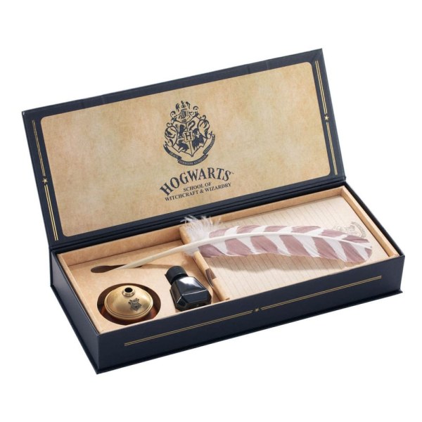 Penna d'oca Writing con carta intestata Hogwarts - Harry Potter