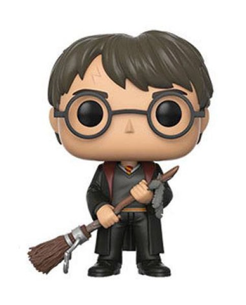 FUNKO POP! 51 Harry con Firebolt e piuma esclusiva - Harry Potter